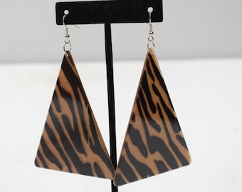 Earrings Iridescent Animal Print Earrings