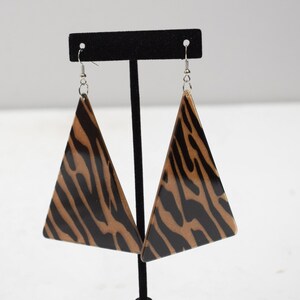 Earrings Iridescent Animal Print Earrings