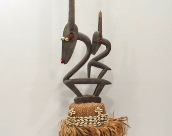 African Mask Bamana Chi Wara Headdress Mali