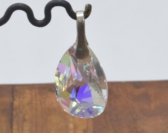 Crystal Oval Pendant