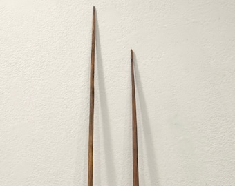 Papua New Guinea Arrow Black Palm Arrow Set of Two