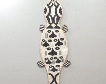 African Yoruba Tribe Beaded Crocadile Belt Sash