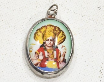 Pendant Spiritual Framed Picture Vishnu