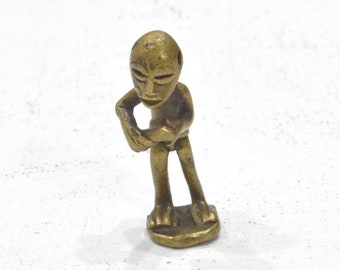 African Ashanti Bronze Statue Weight Ghana