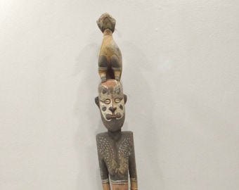 Papua New Guinea Statue Wood Yamok Statue