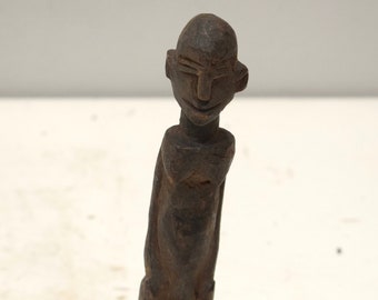 African Lobi Tribe Wood Statue Female Burkina Faso