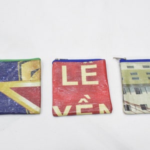 Monederos y monederos de plástico reciclado de Vietnam