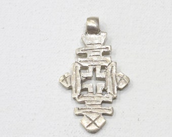 Ethiopian Silver Coptic Cross Tuareg Tribe North Africa