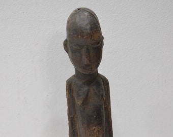 African Lobi Wood Statue Female Burkina Faso Ceremonial Statue