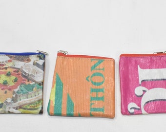 Purse Coin Pouches Assorted Recycled Plastic Vietnam