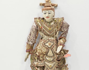 Puppet Marionette Burmese Folk Art Puppet