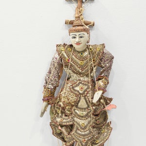 Puppet Marionette Burmese Folk Art Puppet