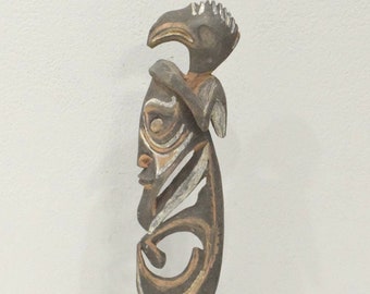 Papua New Guinea Carved Wood Blackwater Figure