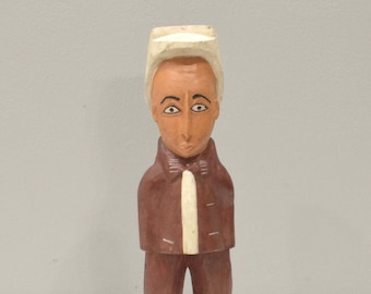 African Statue Colonial Figure West Africa