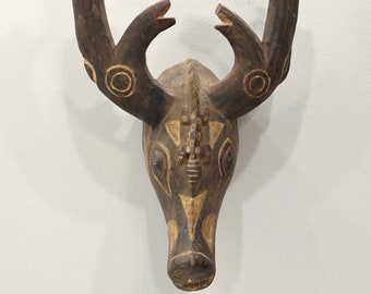 Mask African Pronghorn Mask 27"