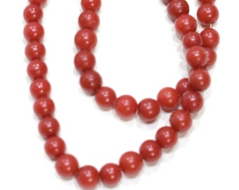 Beads Philippine Red Buri Nut Beads