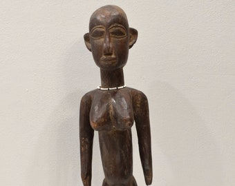 African Lobi Wood Statue Burkina Faso Ceremonial Statue