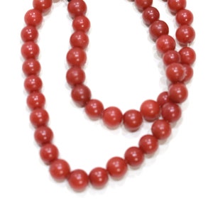 Beads Philippine Red Buri Nut Beads