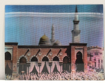 Hajj Holy City of Mecca Holographic Pilgrimage PIcture