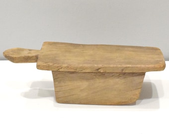 African Stool Lobi Wood Vintage Stool Burkina Faso