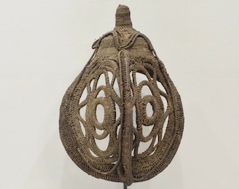 Mask Papua New Guinea Baba Helmet Mask Abelam Tribe