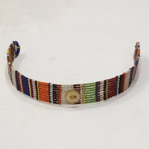 African Beaded Masai Choker Men Women Kenya