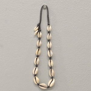 African Cowrie Shell Choker Necklace 18&quot;