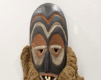 African Mask Malindi Warega Zaire Cows Teeth Mask