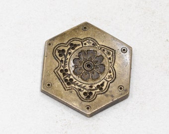 Kuchi Jewelry Stamp Die Mold Vintage Bronze