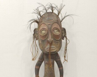 Papua New Guinea Wood Figure Mindimbit Village