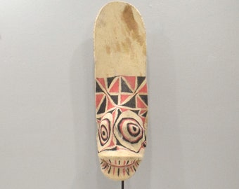 Papua New Guinea Baining Mask Female Secret Society Dance Mask Bark Cloth