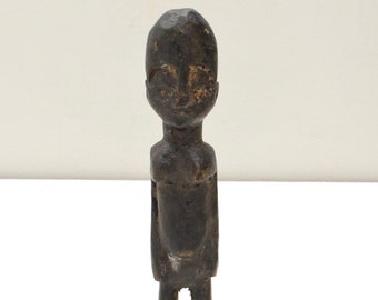 African Lobi Tribe Wood Female Fetish Statue Burkina Faso