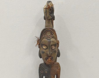 Papua New Guinea Wood Statue Kaminabit Village