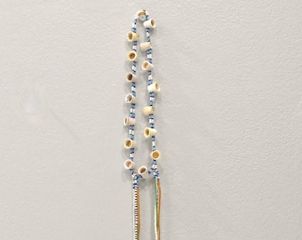 African Fengu Beaded Necklace with Toothpaste Caps RSA