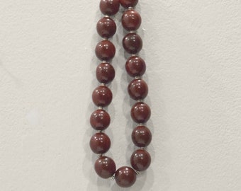 Indonesian Red Horn Necklace