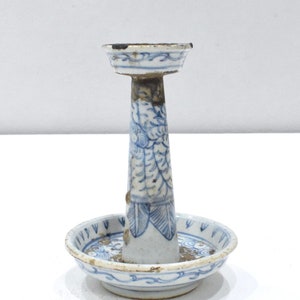 Chinese Blue and White Porcelain Oil Lamp