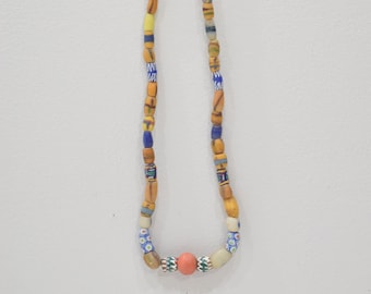 Beads African Assorted Trade Sandcast Bead Strand