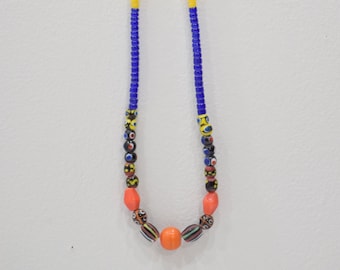 Necklace Beaded Assorted Colorful New Tribal Glass Necklaces