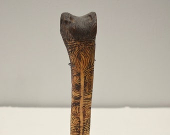 Papua New Guinea Rat Tooth Ceremonial Dagger