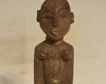 African Lobi Tribe Wood Statue Female Burkina Faso