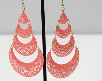 Earrings India Pink Tier Earrings