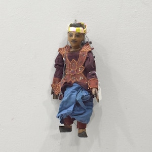 Puppet Marionette Wood Burmese Puppet Folk Art