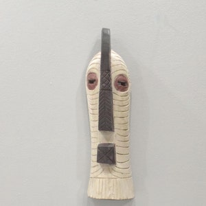 African Mask Songye Male Wood DRC Mask
