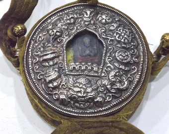 Tibetan Buddhist Ghau Shrine Traveling Prayer Shrine