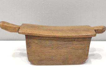 African Stool Lobi Wood Vintage Stool Burkina Faso