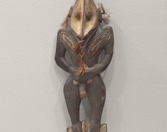 Papua New Guinea Savi Mask Figure Latmul Tribe Sepik River