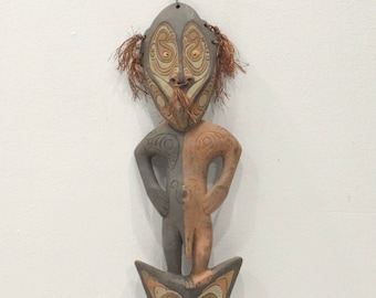 Papua New Guinea Wood Food Hook Latmul Tribe