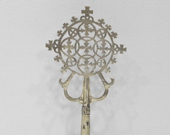 Ethiopian Silver Coptic Specter Cross