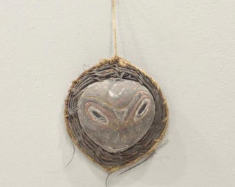 Mask Papua New Guinea Coconut Shell Mask