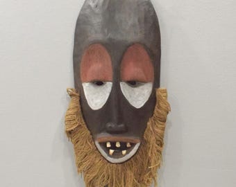 African Mask Malindi Warega Zaire Cows Teeth Malindi Mask